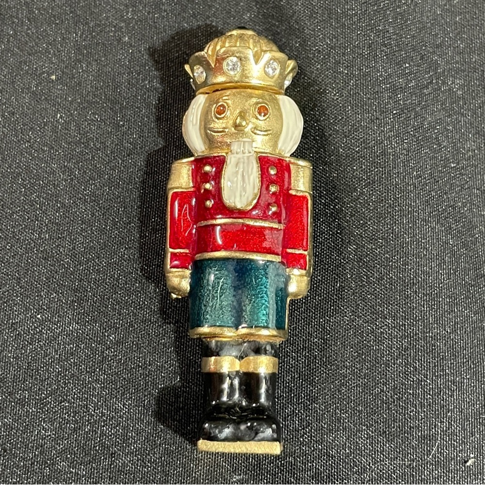 Estee Lauder Nutcracker with Gold and Black Accents